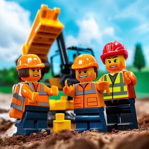 lego construction team